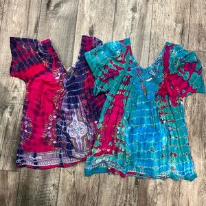 2 Tie dye shirts size XL